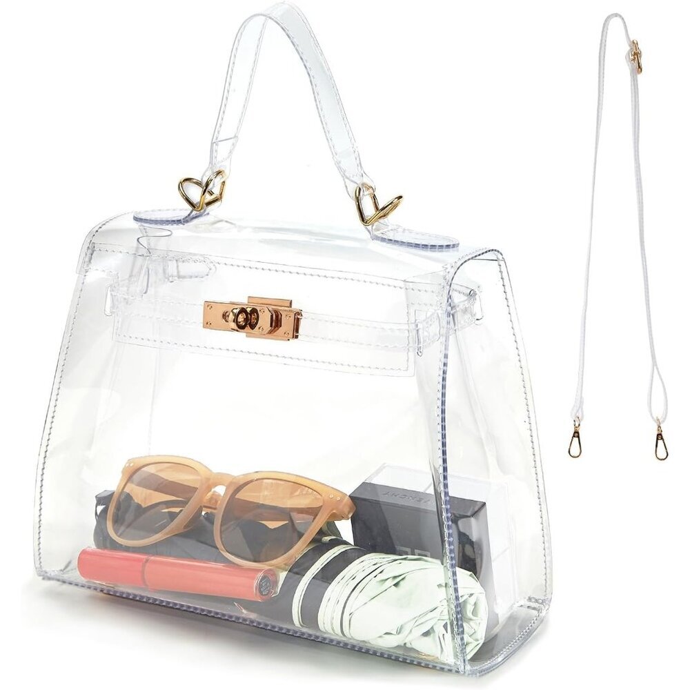 👉 Clear Bag Stadium Approved Crossbody Bags For Women Trendy Shoulder Bag .